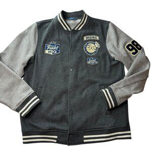 RARE STAFF Freddy Funko Mens Letterman Jacket HQ Headquarters Size Adult M